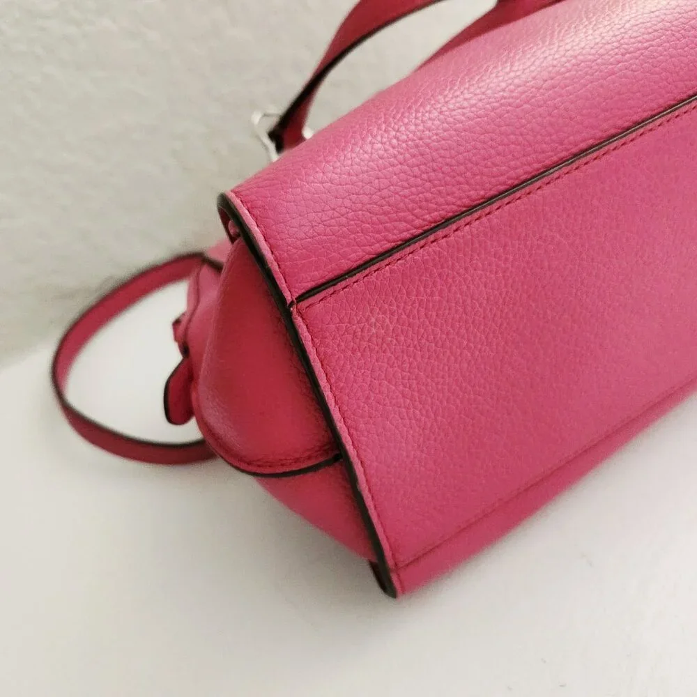 Euc Coach Mini Nolita Pink Shoulder Bag Crossbody Satchel Purse